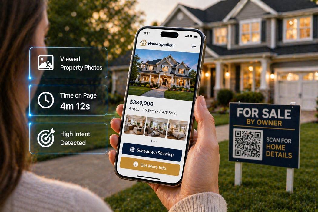 Phone showing home spotlight with ghost data overlays